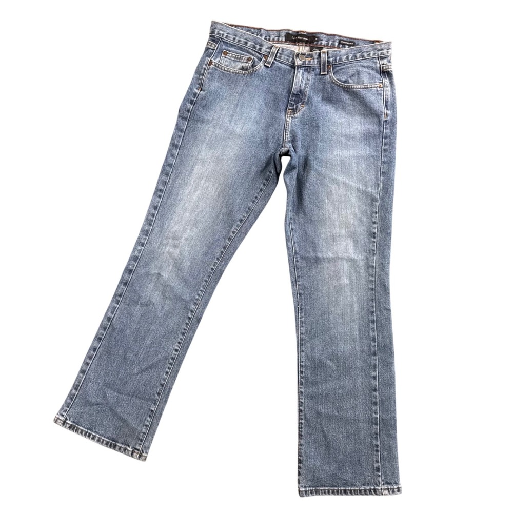 Calvin Klein Y2K Jeans Low Rise Bootcut Women Size 10 Blue Medium‎ Wash Denim